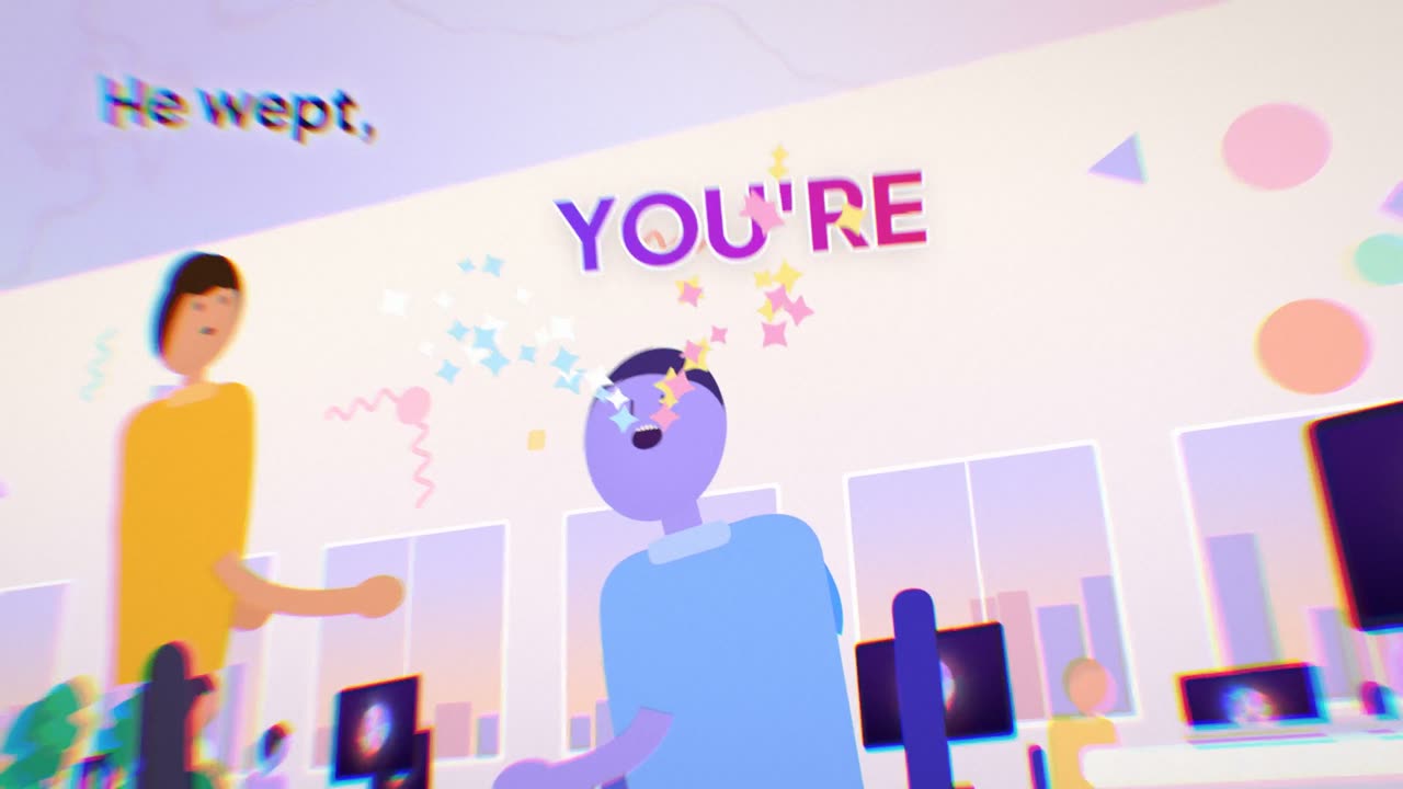 He wept: you're absolutely right